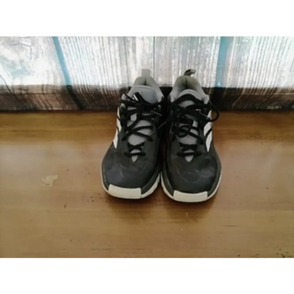 adidas Cross 'Em‎ Up Select Kids Black/White/Grey Size 5